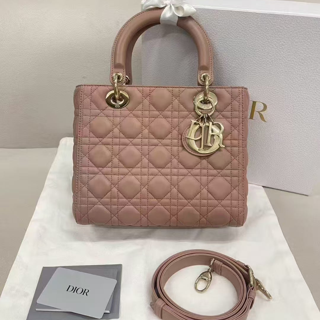Lady Dior Medium Pink
