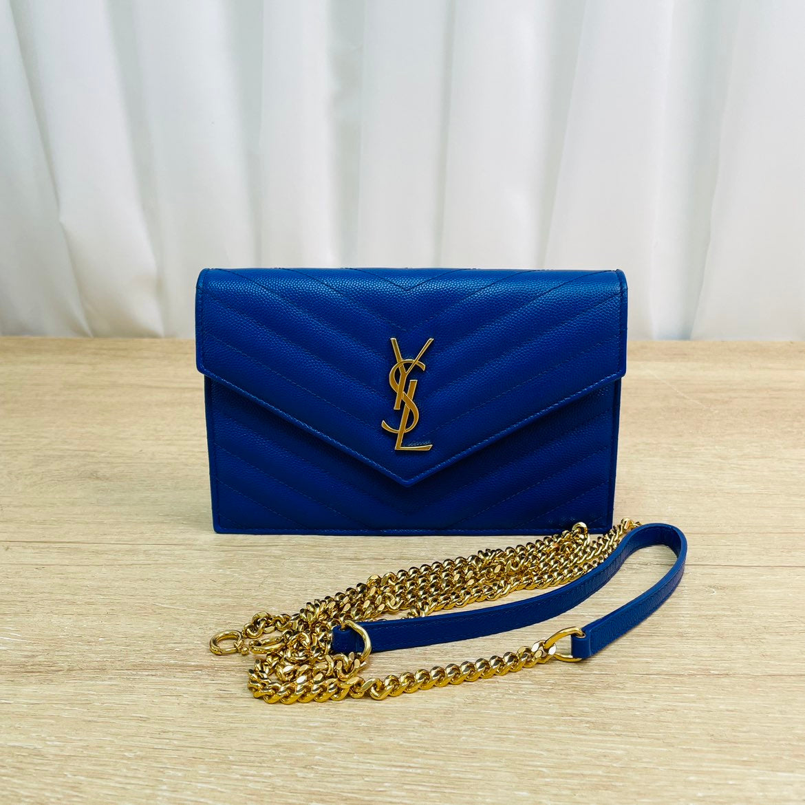 Saint Laurent Envelope Chain Wallet