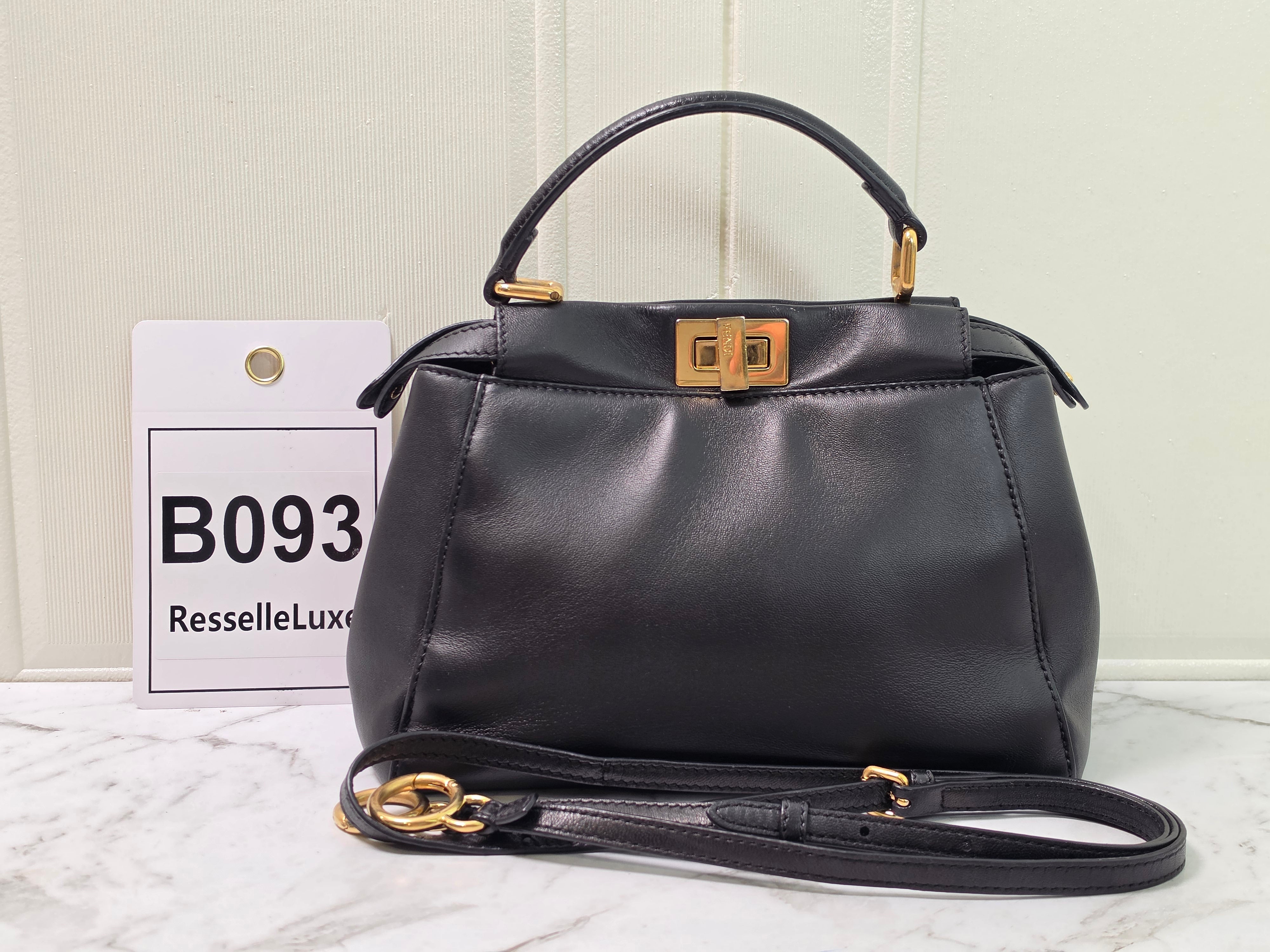 Fendi Peekaboo Mini Black