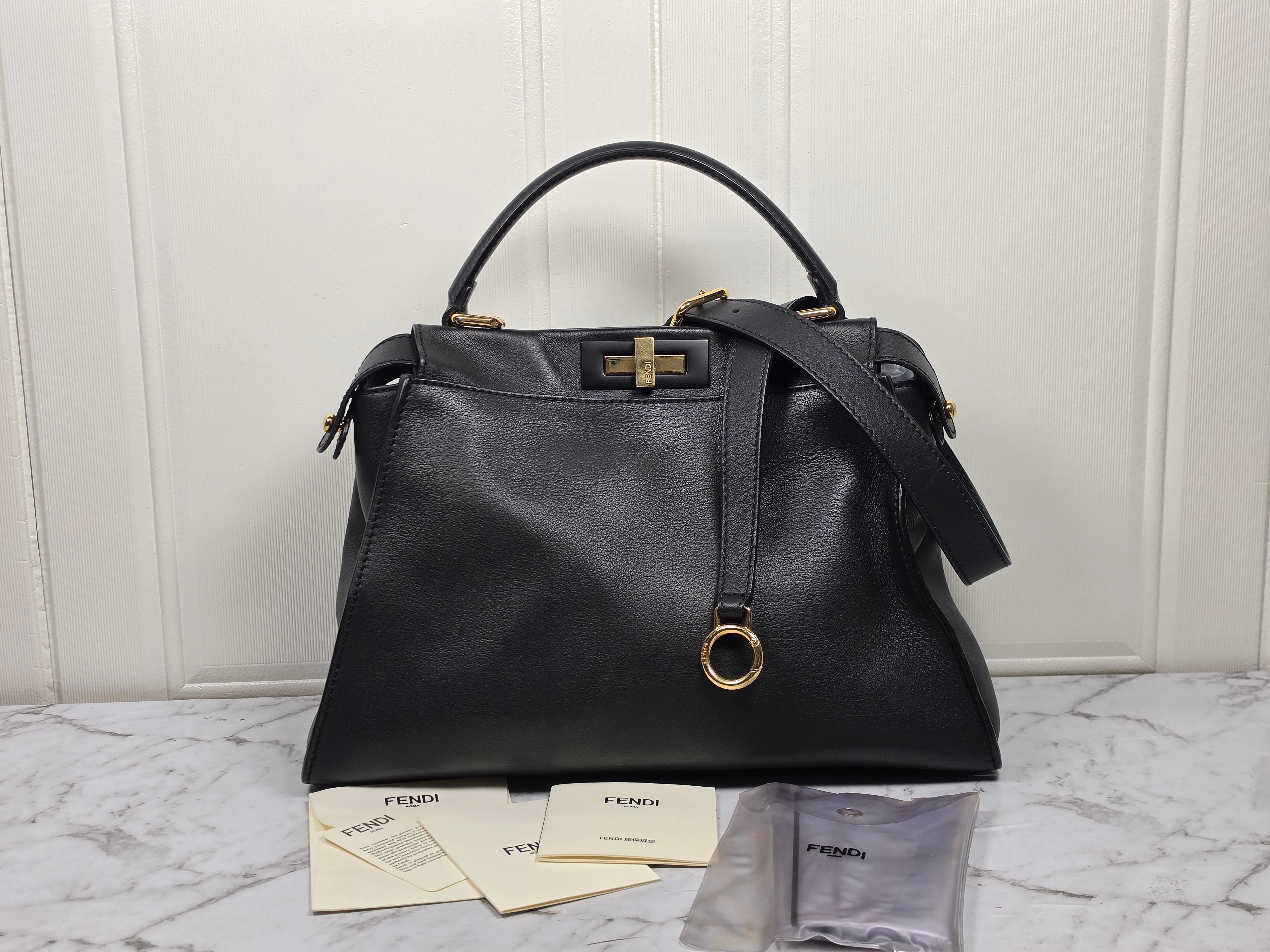 Fendi Peekaboo Medium Black