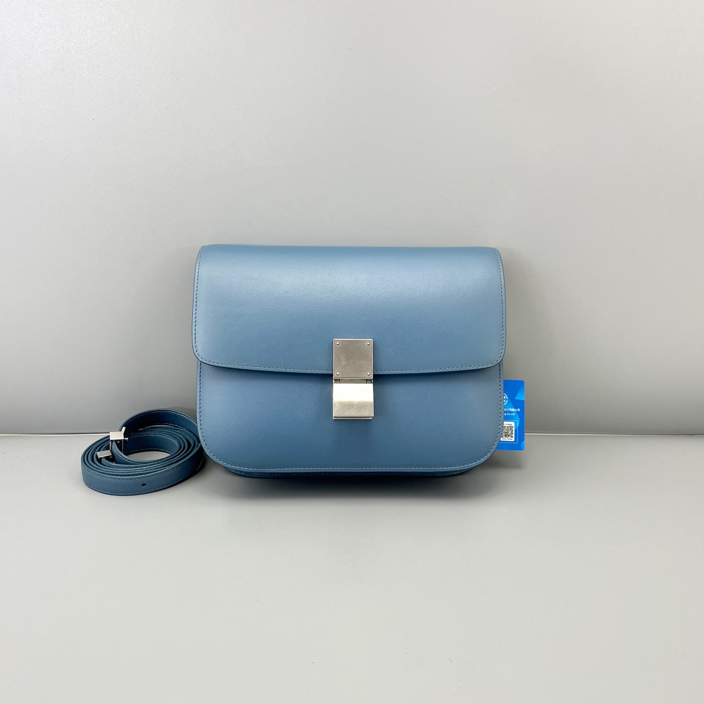 Celine Classic Box Medium Light Blue