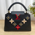 Louis Vuitton Capucines MM – Limited Edition Studded Floral – Black