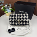 Chanel Medium CF Houndstooth Tweed Bag