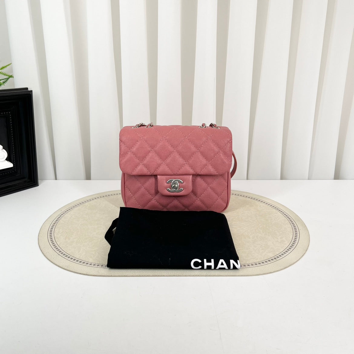 Chanel Mini Flap Caviar Pink