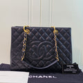 Chanel GST Black Cavier Leather Tote Bag