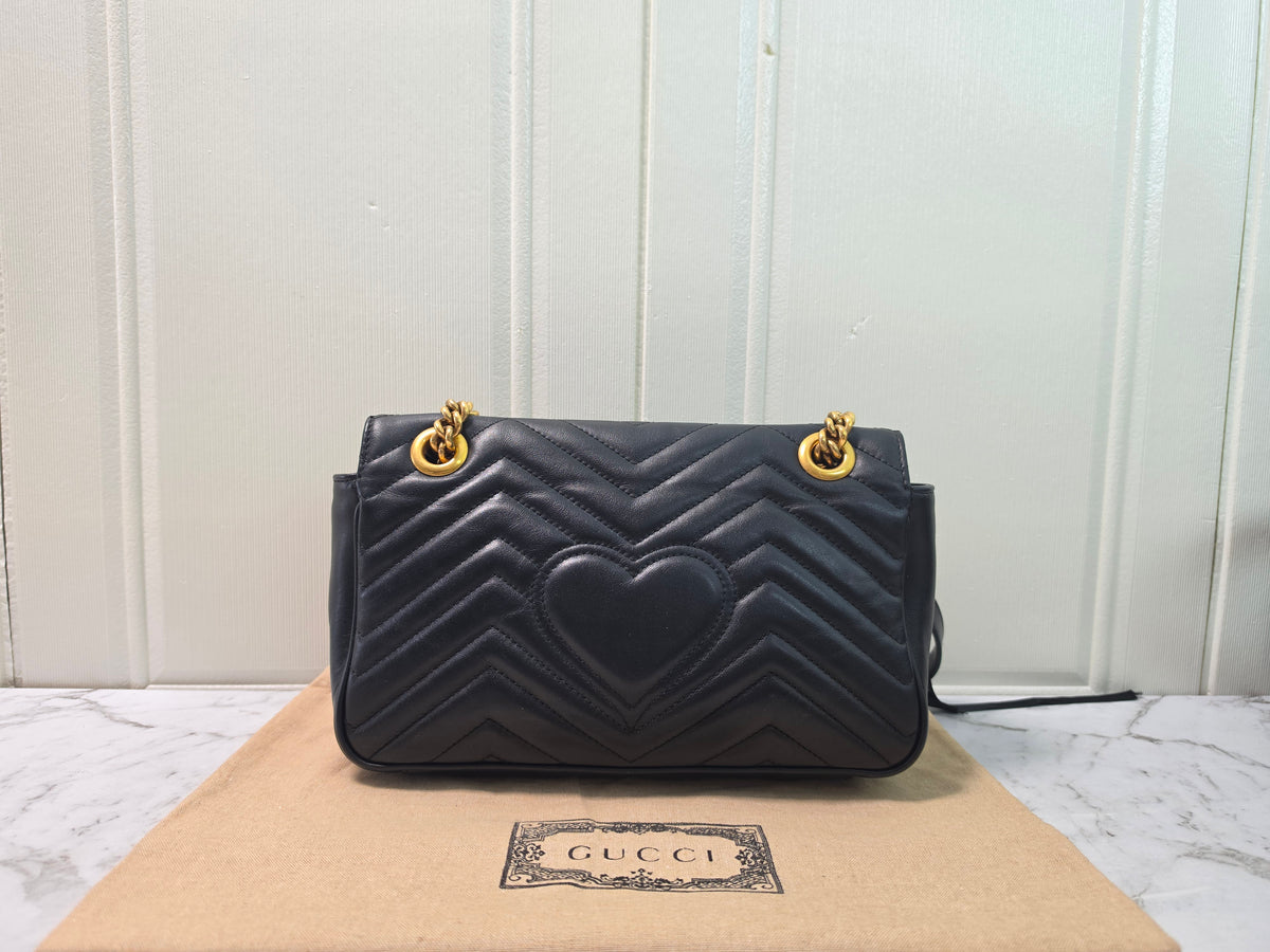 Gucci GG Marmont Flap 26 Black