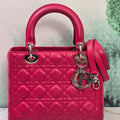 Dior Lady Dior Medium Pink Top Handle