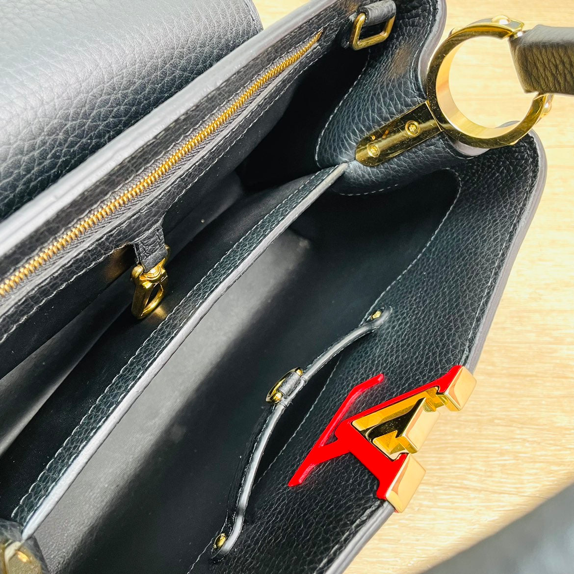 Louis Vuitton Capucines MM – Limited Edition Studded Floral – Black