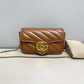 Gucci GG Marmont Flap Mini Caramel