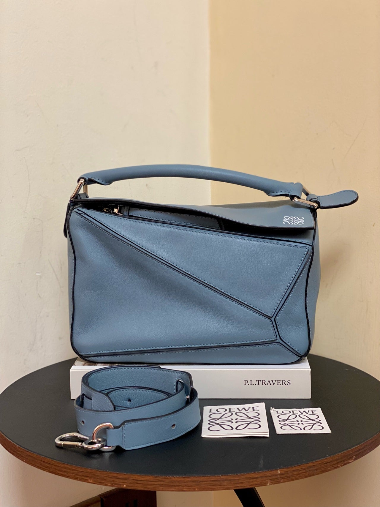 Loewe Puzzle Bag Small Fog Blue
