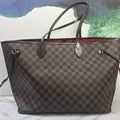 Louis Vuitton Neverfull GM Damier Ebene w pouch & receipt