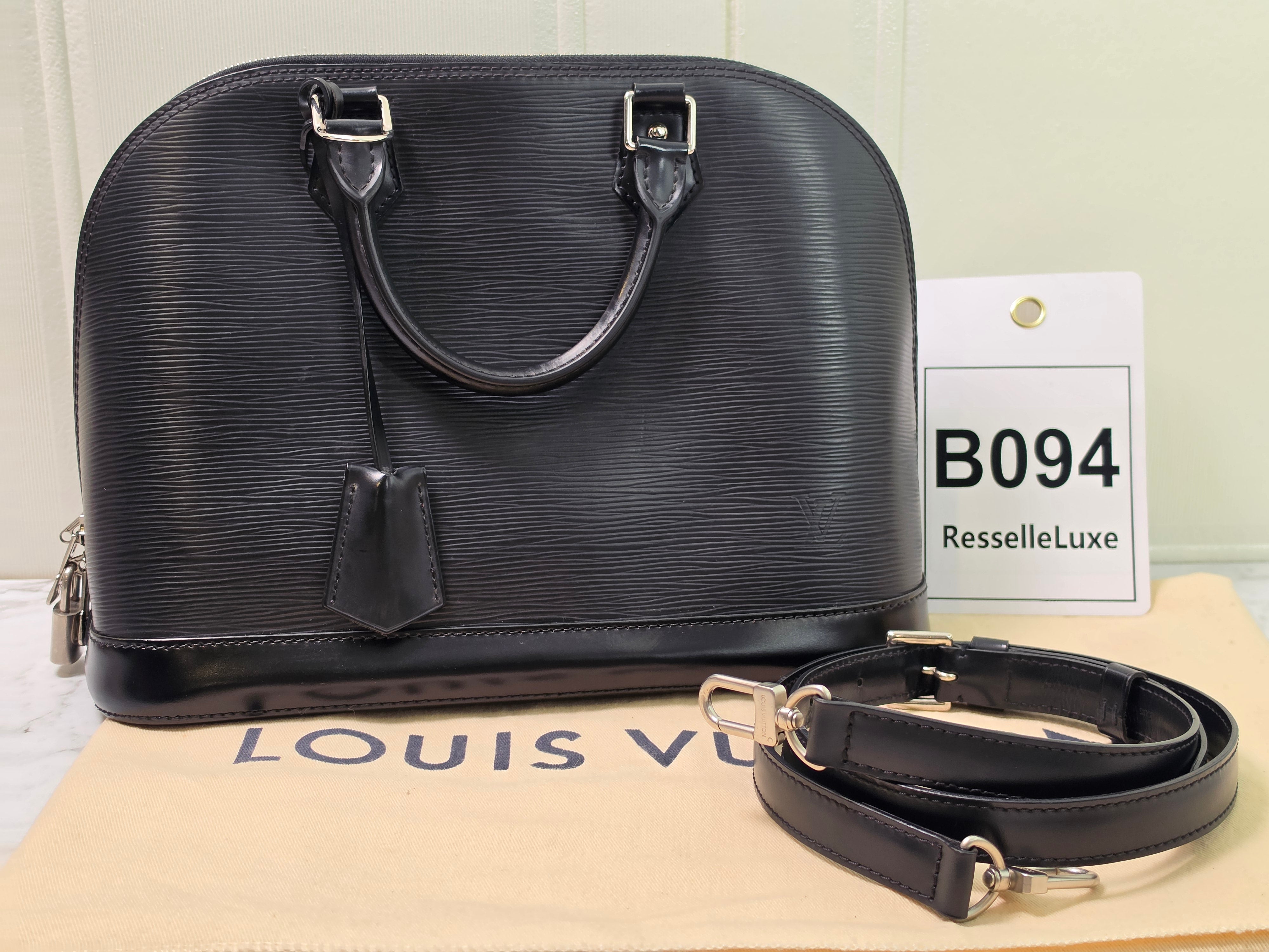 Louis Vuitton Alma PM Black Epi Leather
