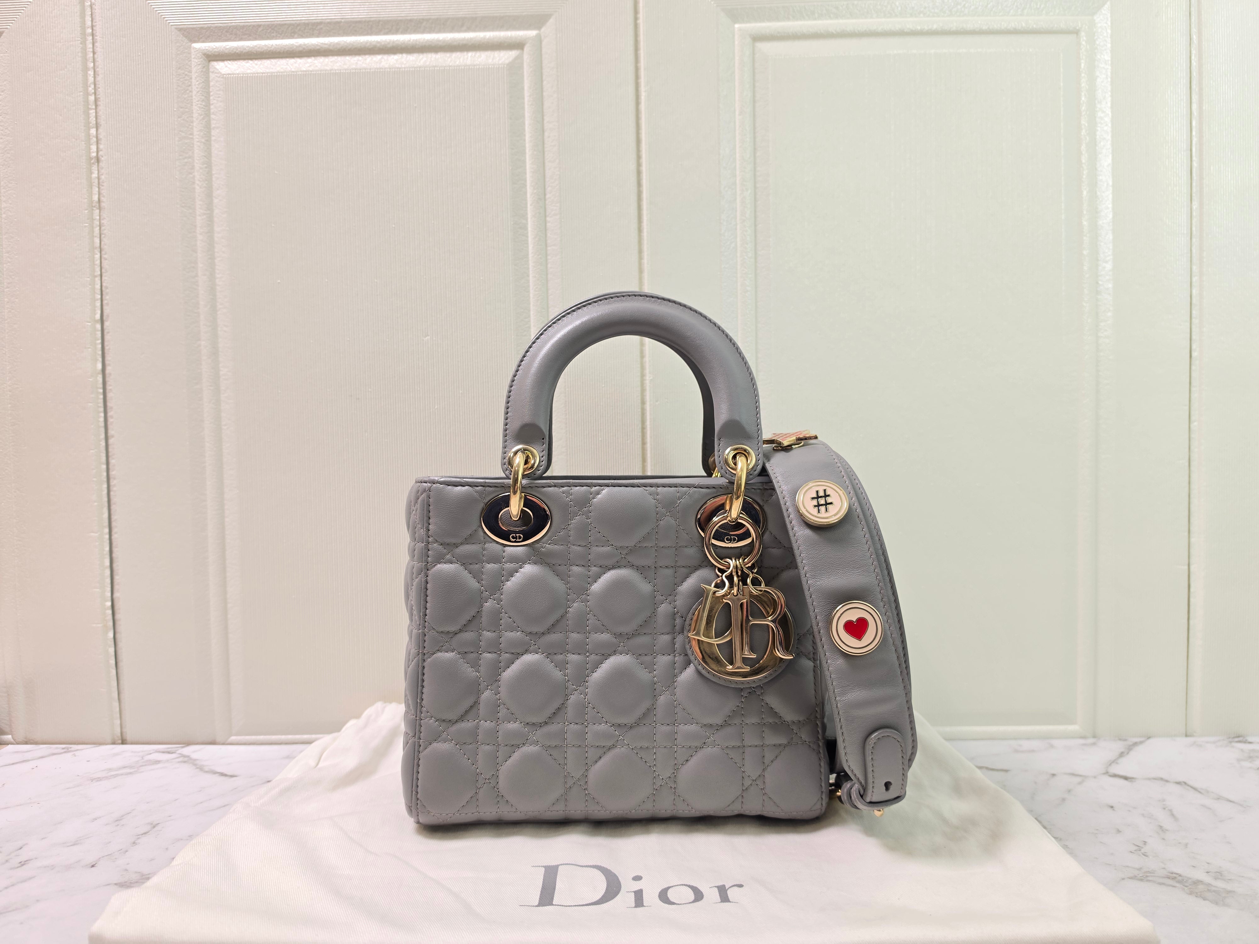 Dior Lady Dior Grey Small